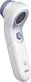 Braun Stirnthermometer BNT300WE, Thermometer mit Berührungsfreiem und Berührungsmodus,