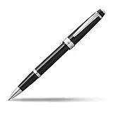 Cross Bailey Light Rollerball (Strichstärke F, Schreibfarbe: schwarz, inkl. Geschenkverpackung) Schwarz