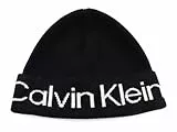 Calvin Klein Mütze Eco Knit Beanie CK Black schwarz