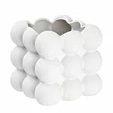 BUTLERS 4er Set Blumentopf Ø 10cm Steinzeug -Bubble - Pflanzentopf für innen und außen | Übertopf zur Dekoration von Balkon, Küche, Fensterbank, Pflanzregal, Wohnzimmer