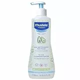 Mustela bébé – Reinigungswasser ohne Ausspülen für normale Haut – Gesicht und Windelbereich (1 x 500 ml)