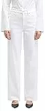 7 For All Mankind Women's Stovepipe Straight Soleil Pants, White, 49 DE