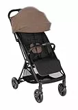 Graco Myavo™ Reisebuggy, ab Geburt bis ca. 4 Jahre (bis 22 kg), leicht, schnell zusammenklappbar, zusammengeklappt freistehend, großer Staukorb, inkl. Regenverdeck, braun, Fossil