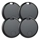 Tracker Tag Schlüsselfinder, Tracker Tag Kompatibel mit Apple Wo ist? APP (Nur iOS), Koffer Tracker für Gepäck/Taschen/Key, Batterielebensdauer EIN Jahr, IP67 wasserdicht(4er Pack)