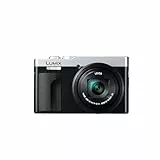 Panasonic LUMIX DC-TZ99E-S Kompakte Travel Zoom Kamera, Leica DC-Objektiv, 30-facher Zoom, 24-720mm, 20,3 MP, OIS, 4K 30p Video, 7,6cm klappbarer Monitor, WLAN, Bluetooth, Silber