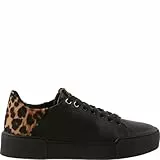 Högl Damen Blade Sneaker, schwarz Camel, 37.5 EU X-Weit