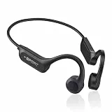 NUASI Knochenschall Kopfhörer, Offene Kopfhörer Bluetooth 6.0 Bone Conduction Open Ear Drahtloses Sport Headset mit 10 Stunden Spielzeit, IPX6 Wasserdicht für Fitness/Radfahren/Fahren/Laufen
