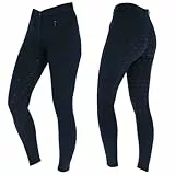 Covalliero Damen Reithose Organomic Trainingshose, Navy, 140 EU