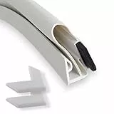 DL-pro Universal Türdichtung Set 200x100cm Magnetdichtung Gummidichtung Dichtung zum Einklemmen in Kühlschrank Kühl-Gefrier-Kombination