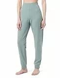 Dagi Women's Green Regular Waist Plot Jogger Legs Everfresh Tracks Bottom, Green,M