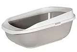 Karlie Katzentoilette mit Rand 64,5x48x27 cm, grau