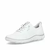 Remonte Damen Low-Top Sneaker D3G02, Frauen Halbschuhe,lose Einlage,Freizeitschuhe,Turnschuhe,Laufschuhe,straßenschuhe,Weiss Kombi (80),39 EU