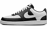 Nike Herren Court Vision Lo Sneaker, Black/White, 43 EU