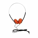 NUOBESTY Kopfhörer Ohrhörer PVC Orange