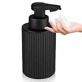 Phneems Seifenspender Automatisch Elektrische Schaum Automatic Soap Dispenser Mit Sensor No Touch Sensor Automatischer Seifenspender FüR Bad,KüChe,BüRo USB Schwarz