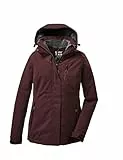killtec Damen Funktionsjacke/Winterjacke mit abzippbarer Kapuze KOW 140 WMN JCKT, dunkelweinrot, 40, 37411-000