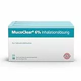 PARI MucoClear 6% NaCl Inhalationslösung - Hypertone Kochsalzlösung zum Inhalieren – 60 Ampullen je 4ml