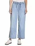Street One Damen A378564 Wide Leg Jeans, Light Blue Clean, 33