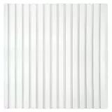 KAISER plastic® Akustikpaneele | Farbe: weiß | Wandpaneele in verschiedenen Formaten | Deko Wohnzimmer | Wanddeko in Pastellfarbe | Akustik Paneele Wand | Lamellenwand (60 x 60 cm - 1STK.)