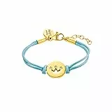 Prinzessin Lillifee Armband Edelstahl Mädchen Kinder Armschmuck, mit Zirkonia synth, 12+2 cm, Gold, Krone, Kommt in Schmuck Geschenk Box, 2034003