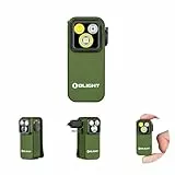 OLIGHT Oclip Pro Mini LED Taschenlampe mit Flutlicht, fokussiertes Licht und Rotelicht,500 LM helle USB-C wiederaufladbare Flashlight,IPX6 Clip Lampe kleine Blinklicht für Läufer Camping(Grün)