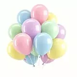 Luftballons Pastell, 100 Stück Luftballons Pastellfarben, Helium Ballons Geburtstag mit bunte luftballon Rosa Grün Blau und für Geburtstag Hochzeit Verlobung Gender Reveal Baby Shower, 12 Zoll