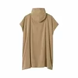 PUMA Unisex Badeponcho Poncho mit Kapuze Strand Sauna 660009, Farbe:Sand 4320, Bekleidungsgröße:L/XL