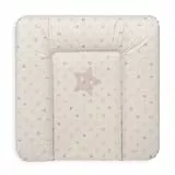 Ceba Baby® Wickelauflage - weiche Wickelunterlage - Baby Wickeltischauflage - 75x72 cm - Abwaschbar - OEKO-TEX® Standard 100 - Made in EU - Beige - 75 x 72 cm