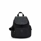 Kipling CITY PACK MINI Kleiner Rucksack, Signature Emb (Schwarz)
