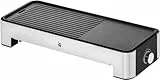 WMF Küchenminis Tischgrill elektrisch für 2 mit Gemüsepfännchen, Elektrogrill klein mit kompakter Grillfläche, variable Temperatureinstellung, 1000 W