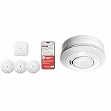 X-Sense Smart Wassermelder mit Batterie & Ei Electronics Ei650 Rauchwarnmelder, Rauchmelder, Stand-Alone-Gerät mit Batterie für 10 Jahre, Testsieger Stiftung Warentest, weiß