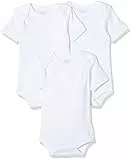 Playshoes Unisex Kleinkind Multipack Baby-Body, weiß 1/4-Arm 3er Pack, 62/68
