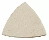 kwb Quick-Stick Polierscheibe – für Delta-Schleifer, 93 mm, selbsthaftend, Velours-Rückseite, aus Filz mit Klett