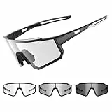 suoso Fahrradbrille Herren Selbsttönend-Sportbrille-Sonnenbrille Damen-Photochromic-Radbrille-Schnelle Brille-Rennrad-Sunglasses Men,6303