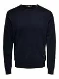 ONLY & SONS Herren Pullover ONSWYLER Life - Regular Fit XS S M L XL XXL, Größe:L, Farbe:Dark Navy 22020088
