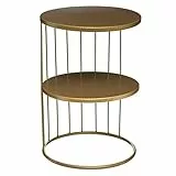 Atmosphera - Beistelltisch Kobu goldfarben D 36 cm - Gold