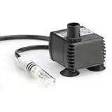 Pontec 57502 PondoCompact 300iL - Indoor-Statuenbrunnenpumpe, kompakte Brunnenpumpe für Fontänen und Wasserspiel, inklusive Eco-Halogenleuchte, Grau