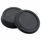 CABLEPELADO Front- und Objektivdeckel, kompatibel mit Canon EF/EF-S 4000D, 2000D, 1300D, 1200D, 1100D, 800D, 760D, 750D, 650D, 600D, 550D, 500D, 250D, 200D, EOS 90D, 80D, 77D, 70DD. ,5D Mark