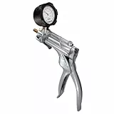 Mityvac MV8510 Silverline Elite Brems- und Kupplungsdruck-Handpumpe für Leistungsdiagnose, Bremsenentlüftung, Flüssigkeitstransfer, Evakuierung, Windschutzscheibenreparatur, 5,1 cm Verbundlehre,