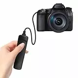 RS-60E3 Kabelfernauslöser Fernauslöser Kompatibel mit Canon EOS R6 RP R 90D 2000D 250D 800D 750D 700D 650D 600D 550D 500D 450D 400D 350D 100D 60D 70D, 1m Kabel Auslöser