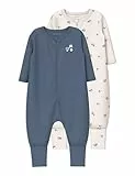 Name it baby Nbmnightsuit 2P Zip Ff Jet Tractor Noos