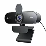 N newline 4k Webcam mit 2 Mikros, 12 Megapixel, Sofortiger Dual PDAF/CDAF-Autofokus, 1080p@60FPS, Klar Stereo-Sound, Automatische Lichtkorrektur, USB PC Kamera für Windows MacOS Streaming