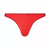 bruno banani Herren String Check Line 2.0 Tanga, Rot (Rot Karo 1070), M EU