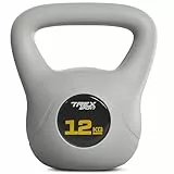 TREX SPORT Kettlebell 12kg TX-012CKB | 6kg, 8kg, 10kg, 16kg, 20kg Kugelhantel & Kugelgewichte für Ganzkörper-Workout | rutschfester Griff, bodenschonend