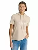 Kurzarm Shirt mit Kapuze und Wording