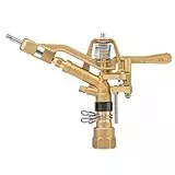 Gartenartikel 1' Karasto Sprinkler 17,5m Wurfweite aus Messingen Rasensprenger Kreisregner Sprenger