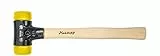 Wiha Safety Schonhammer / Hammer mit Härtegrad 7 - gelb, gelb / Kunststoffhammer rund, Gewicht 300 g, Länge 290 mm, Ø 30 mm