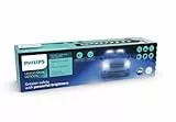 Philips Ultinon Drive 5001L LED-Zusatzscheinwerfer für Fernlichtfunktion, 10'' Single-Row LED-Lightbar, 12V/24V, 2.500 Lumen, bis zu +387 m Lichtstrahllänge, Straßenzulassung