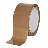 baytronic Packband Klebeband Paketklebeband leise 66m x 50mm 48? braun o. transparent (36x Rollen, braun)