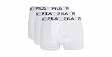 Fila FU5016/3 Herren Boxershorts, L, Weiß, 3 Stück